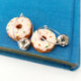 Sterling Silver Mini Doughnut Hoop Earrings, thumbnail 7 of 12