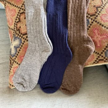 Mens Alpaca Bedsocks, 5 of 6