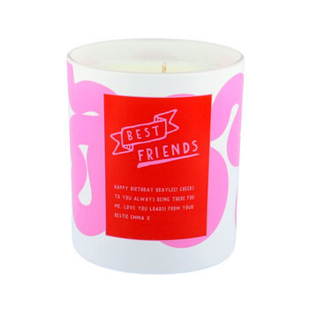 Personalised Photo Friend Scented Natural Wax Candle, 4 of 8