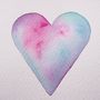 Handmade Pastel Heart Engagement/ Valentine/ Love Card, thumbnail 5 of 8