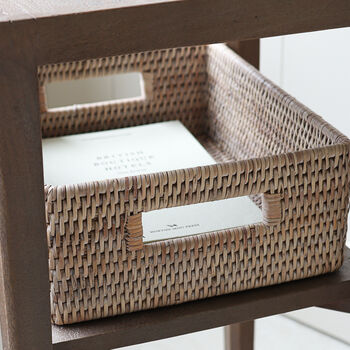 Marbury Rattan Rectangular Basket, 3 of 3