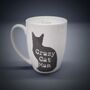 Crazy Cat Man Bone China Mug Free Personalisation, thumbnail 2 of 4