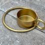 Gold Tone Metal Tea Light Holder, thumbnail 3 of 3