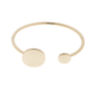 Gold Plated Open Statement Bangle, thumbnail 1 of 2