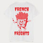 French Frights Men's Slogan T Shirt, thumbnail 2 of 4
