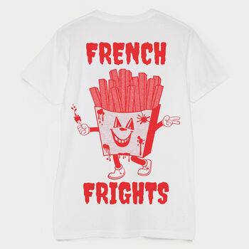 French Frights Men's Slogan T Shirt, 2 of 4