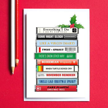 Funny Music Puns Christmas Card, 3 of 4
