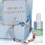 Blue Ocean Jasper Aromatherapy Bracelet With Relaxing Essential Oil, thumbnail 7 of 8