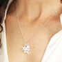 Personalised Double Birthday And Bail Birthstone Charm Necklace, thumbnail 1 of 7