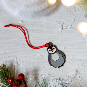 Penguin Christmas Tree Decoration, 3 of 6