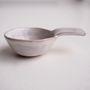 Handmade Oatmeal Pottery Coffee Scoop / Spoon, thumbnail 4 of 10