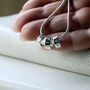 Personalised Silver Memo Necklace, thumbnail 5 of 9