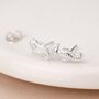 Sterling Silver Seahorse Stud Earrings – 13mm X 5mm, thumbnail 1 of 8