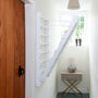 Wall Mounted Beech Laundry Ladder Clothes Airer White, thumbnail 3 of 3