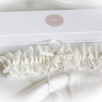 Wedding Garter And Gift Box, 2 of 6