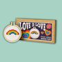 Love Is Love Mini Cross Stitch Kit, thumbnail 1 of 4