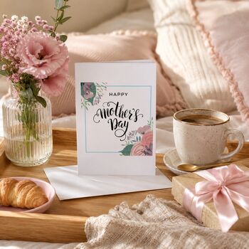 Mother’s Day Flower Wreath Card, 3 of 7