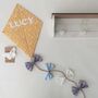Floral Mustard Yellow Wall Art, Decorations Kids Room, thumbnail 3 of 11