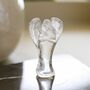 Clear Quartz Angel Carved Gemstone, thumbnail 1 of 5