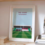 The Stoop Harlequins Rugby Stadium Art Print Gift, thumbnail 1 of 8