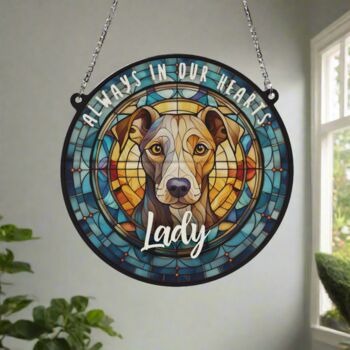 Whippet Memorial Suncatcher, 5 of 6