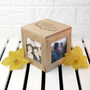 Personalised Mother's Love Oak Photo Cube, thumbnail 2 of 11