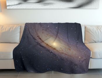 Galaxy Fleece Blanket Andromeda Galaxy, 2 of 12