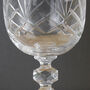Personalised Milestone Birthday Crystal Cut Wine Glass, thumbnail 7 of 7