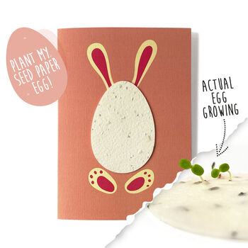 Easter Bunny Plantable Card, 2 of 4