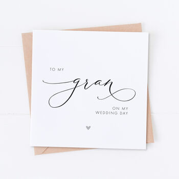 Grandpa On The Day Wedding Card, 4 of 8
