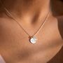 Esme Personalised Initial Birthstone Necklace, thumbnail 4 of 12