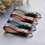 Groomsman Gifts Personalised Leather Keyrings With Initials And Wedding Role, thumbnail 2 of 9