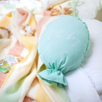 Personalised New Baby Balloon Cushion, 2 of 8