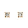 9ct Yellow Gold Diamond Cluster Stud Earrings*, thumbnail 1 of 4