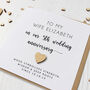 5th Wooden Anniversary Card For Husband/Wife/Couple, thumbnail 1 of 10