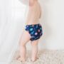 Space Pattern All In One Reusable Nappy, thumbnail 1 of 3