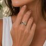 Personalised Secret Garden Sterling Silver Gemstone Ring, thumbnail 1 of 12