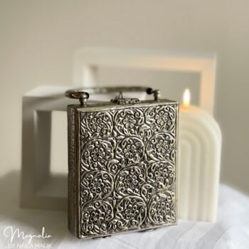 Lahore Vintage Brass Silver Clutch, 3 of 6