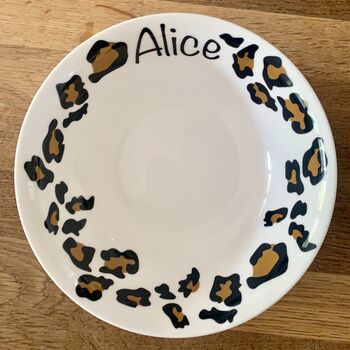 Personalised Leopard Print Breakfast Set, 3 of 4