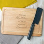 Personalised Head Chef / Sous Chef Board For Couples, thumbnail 1 of 4