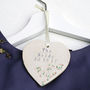 The Bride Floral Hanging Heart, thumbnail 1 of 6