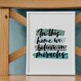 In This Home We Believe In Miracles Print, thumbnail 4 of 7