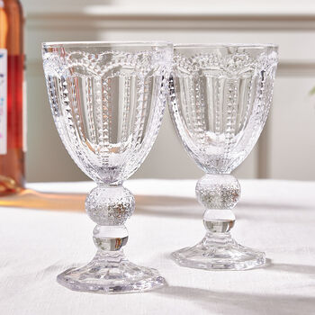 Set Of Four Bella Perle Glass Goblets, 3 of 7