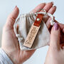 Engraved 'The Best Is Yet To Come' Wooden Keyring, thumbnail 2 of 4