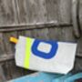 No1 Large Upcycled Versatile Sailcloth Pouch, thumbnail 4 of 9