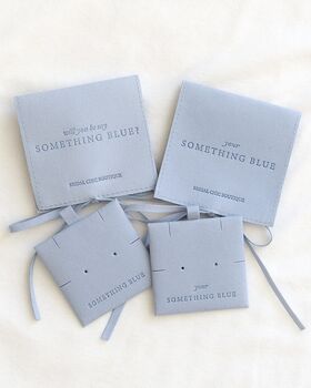 Something Blue Bracelet Bridal Proposal Gift, 4 of 4