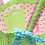 Quilted Tote Bag | Neon Green, thumbnail 3 of 3