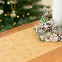 Gold Glitter Acorn Table Runner, thumbnail 1 of 4