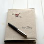 'Our Story' Personalised Linen Notebook, thumbnail 5 of 10
