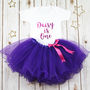 Personalised First Birthday Baby Girl's Tutu Outfit, thumbnail 1 of 3